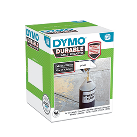 Dymo 1933086 LW Durable Extra Large Shipping label 104mm x 159mm Black on White