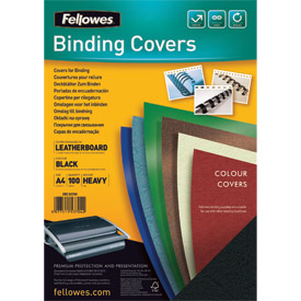 Fellowes 5370402 A4 Leatherboard Covers