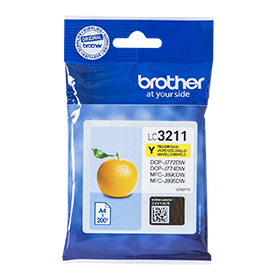 Brother LC3211Y Standard Yield Yellow Ink Cartridge